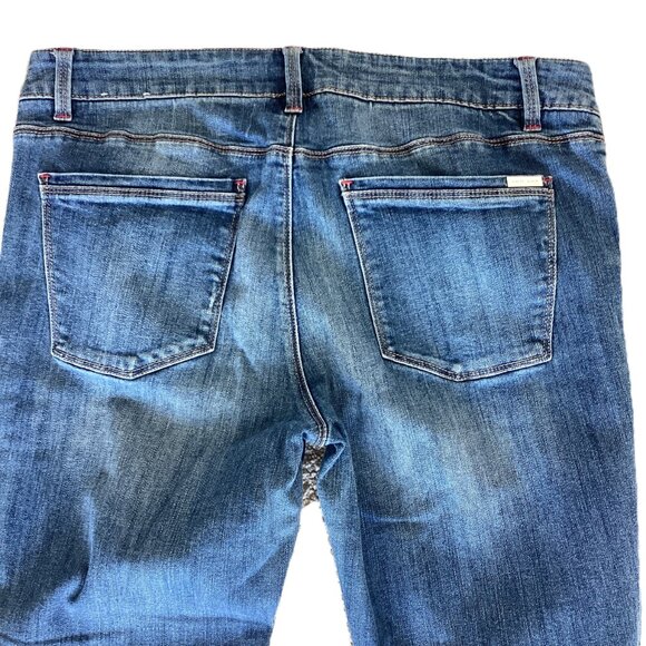 White House Black Market Flared Crop Jeans - Picture 5 of 6